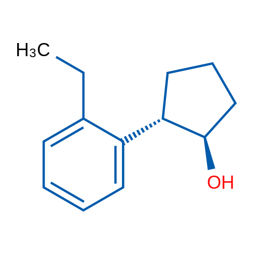 trans-2-(2-Ethylphenyl)cyclopentanol 1g