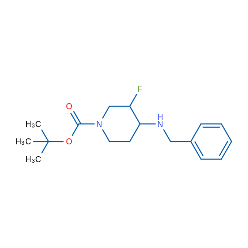tert-Butyl 4-(benzylamino)-3-fluoropiperidine-1-carboxylate 1g