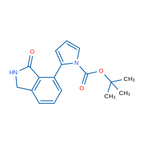 tert-Butyl 2-(3-oxoisoindolin-4-yl)-1H-pyrrole-1-carboxylate 250mg