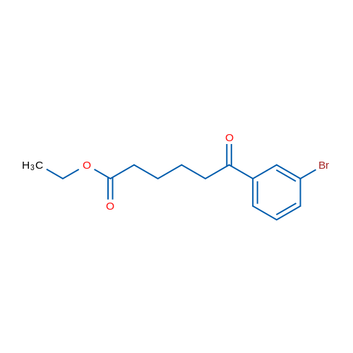 Ethyl 6-(3-bromophenyl)-6-oxohexanoate 1g