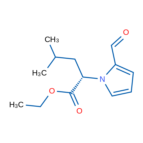 EThyl (2s)-2-(2-formyl-1h-pyrrol-1-yl)-4-methylpentanoate 1g