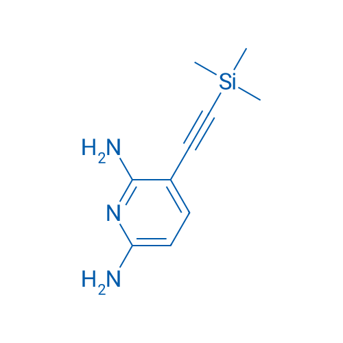 3-((Trimethylsilyl)ethynyl)pyridine-2,6-diamine 1g