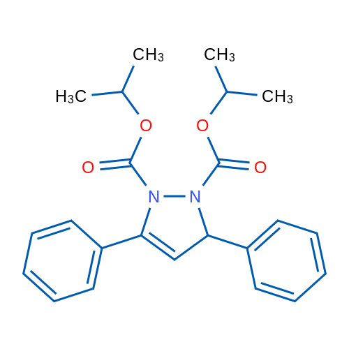 Diisopropyl 3,5-diphenyl-1H-pyrazole-1,2(3H)-dicarboxylate 1g