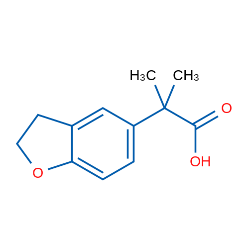 2-(2,3-Dihydro-1-benzofuran-5-yl)-2-methylpropanoic acid 1g