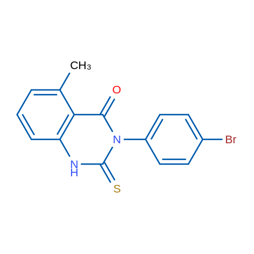 3-(4-Bromophenyl)-5-methyl-2-thioxo-2,3-dihydroquinazolin-4(1H)-one 1g