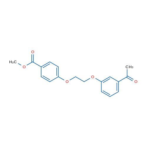 Methyl 4-(2-(3-acetylphenoxy)ethoxy)benzoate 5g