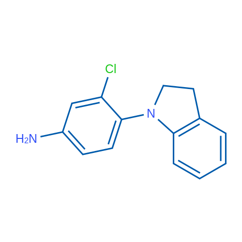 3-Chloro-4-(indolin-1-yl)aniline 1g