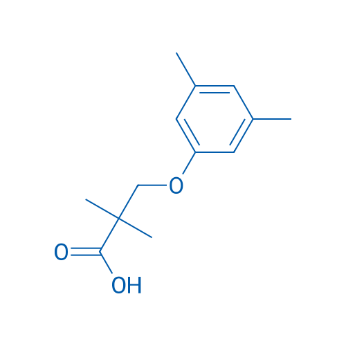 3-(3,5-Dimethyl-phenoxy)-2,2-dimethyl-propionic acid 250mg