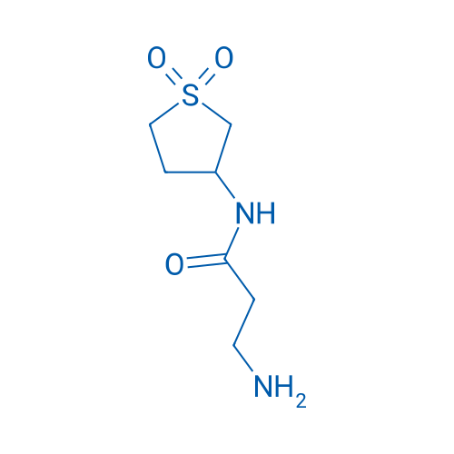 3-Amino-N-(1,1-dioxidotetrahydrothiophen-3-yl)propanamide 250mg