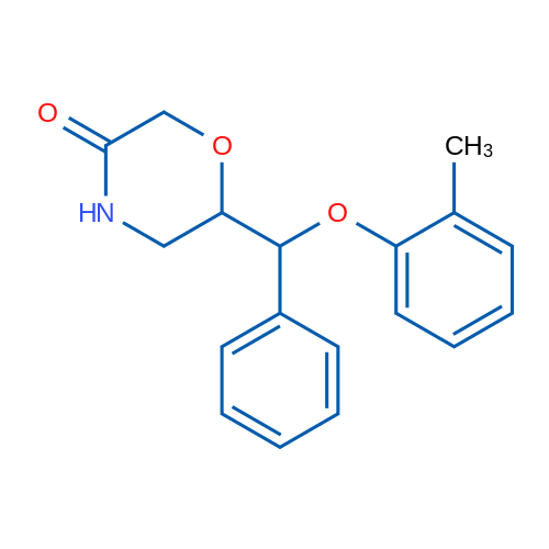 6-(Phenyl(o-tolyloxy)methyl)morpholin-3-one 1g