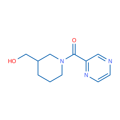 (3-(Hydroxymethyl)piperidin-1-yl)(pyrazin-2-yl)methanone 1g