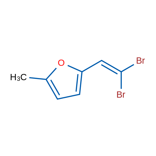 2-(2,2-Dibromoethenyl)-5-methylfuran 1g