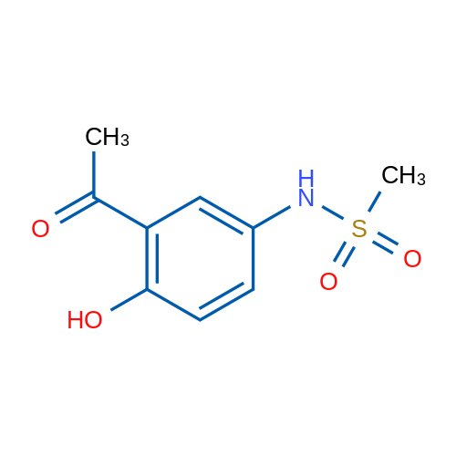 N-(3-Acetyl-4-hydroxyphenyl)methanesulfonamide 250mg