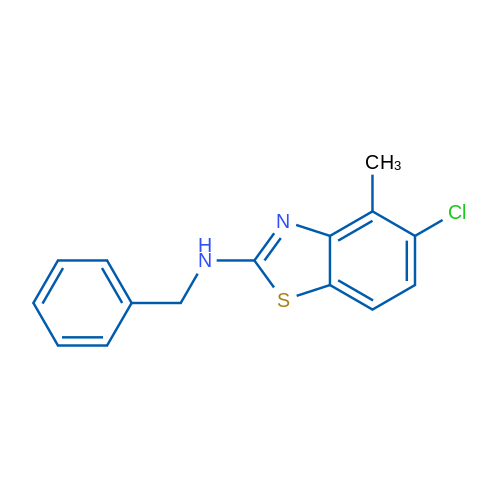 N-benzyl-5-chloro-4-methyl-1,3-benzothiazol-2-amine 1g