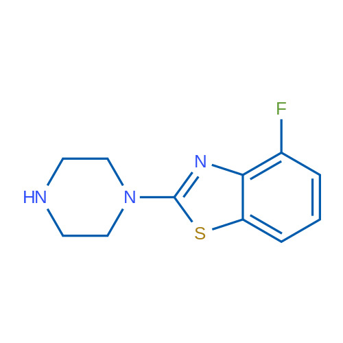 4-Fluoro-2-piperazin-1-yl-1,3-benzothiazole 5g