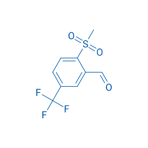 2-(Methylsulfonyl)-5-(trifluoromethyl)benzaldehyde 1g