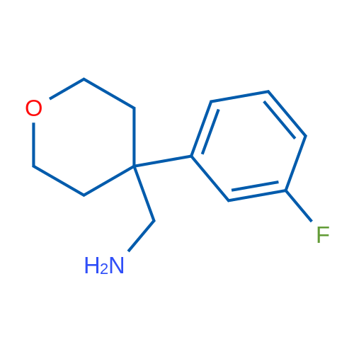 (4-(3-Fluorophenyl)tetrahydro-2H-pyran-4-yl)methanamine 5g