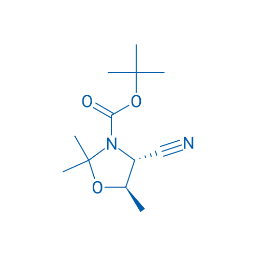 tert-Butyl (4R,5R)-4-cyano-2,2,5-trimethyloxazolidine-3-carboxylate 250mg