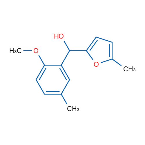 (2-Methoxy-5-methylphenyl)(5-methylfuran-2-yl)methanol 1g