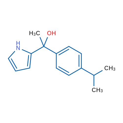 1-(4-Isopropylphenyl)-1-(1H-pyrrol-2-yl)ethanol 1g