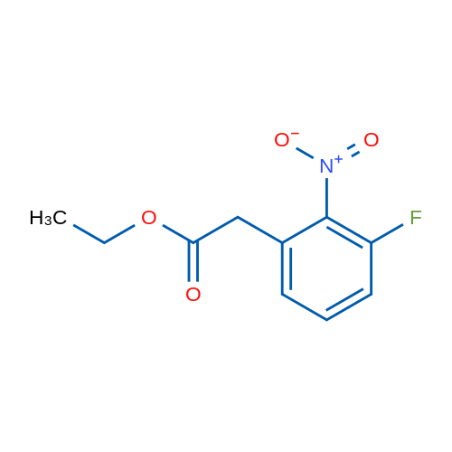 Ethyl 2-(3-fluoro-2-nitrophenyl)acetate 1g