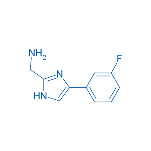 (4-(3-Fluorophenyl)-1H-imidazol-2-yl)methanamine 250mg