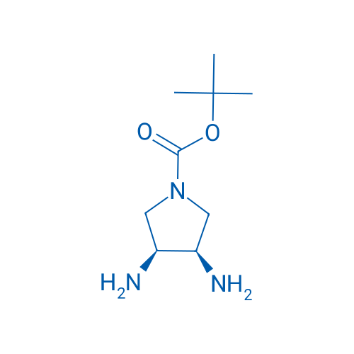 (3R,4S)-rel-tert-Butyl 3,4-diaminopyrrolidine-1-carboxylate 100mg