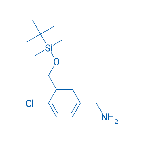 (3-(((tert-Butyldimethylsilyl)oxy)methyl)-4-chlorophenyl)methanamine 1g