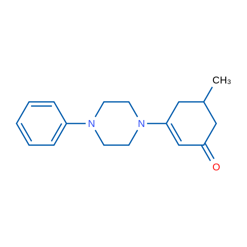 5-Methyl-3-(4-phenylpiperazin-1-yl)cyclohex-2-en-1-one 1g