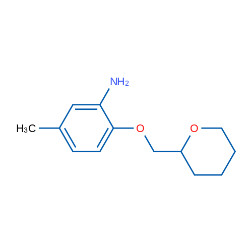 5-Methyl-2-((tetrahydro-2H-pyran-2-yl)methoxy)aniline 1g