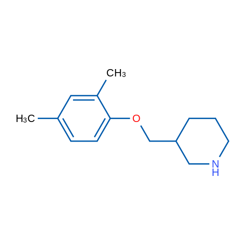 3-((2,4-Dimethylphenoxy)methyl)piperidine 1g