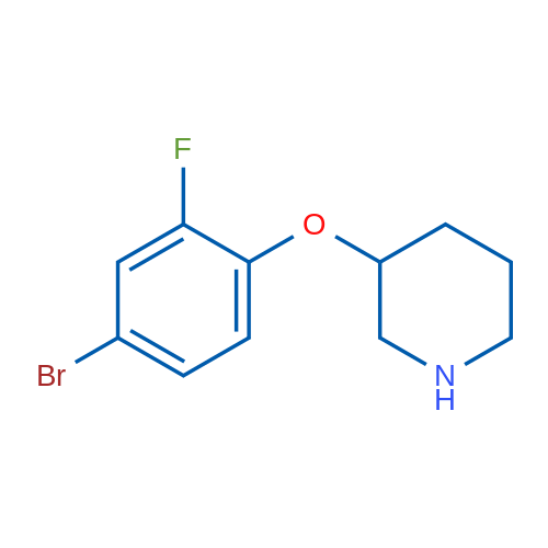 3-(4-Bromo-2-fluorophenoxy)piperidine 1g