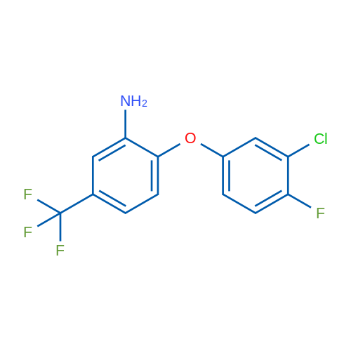 2-(3-Chloro-4-fluorophenoxy)-5-(trifluoromethyl)aniline 5g