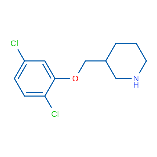 3-((2,5-Dichlorophenoxy)methyl)piperidine 1g