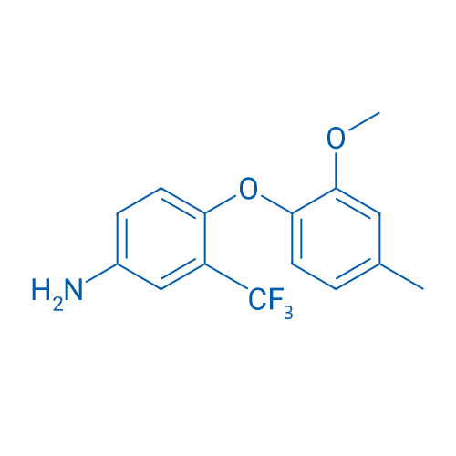 4-(2-Methoxy-4-methylphenoxy)-3-(trifluoromethyl)aniline 5g