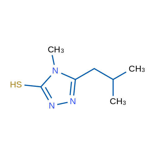 4-Methyl-5-(2-methylpropyl)-4h-1,2,4-triazole-3-thiol 1g