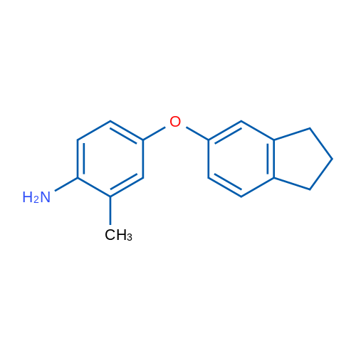 4-((2,3-Dihydro-1H-inden-5-yl)oxy)-2-methylaniline 1g