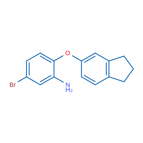 5-Bromo-2-((2,3-dihydro-1H-inden-5-yl)oxy)aniline 5g