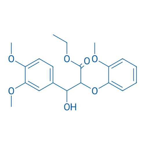 Ethyl 3-(3,4-dimethoxyphenyl)-3-hydroxy-2-(2-methoxyphenoxy)propanoate 250mg