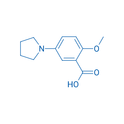 2-Methoxy-5-(pyrrolidin-1-yl)benzoic acid 1g