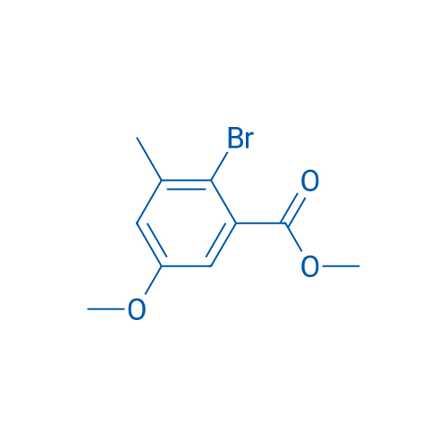Methyl 2-bromo-5-methoxy-3-methylbenzoate 250mg