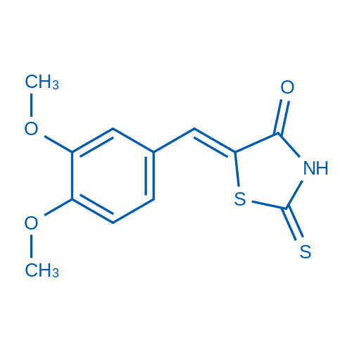 (Z)-5-(3,4-Dimethoxybenzylidene)-2-thioxothiazolidin-4-one 5mg