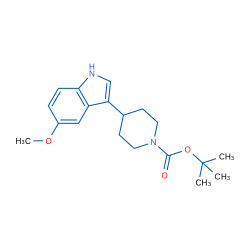 tert-Butyl 4-(5-methoxy-1H-indol-3-yl)piperidine-1-carboxylate 1g