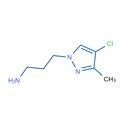3-(4-Chloro-3-methyl-1H-pyrazol-1-yl)propan-1-amine 1g