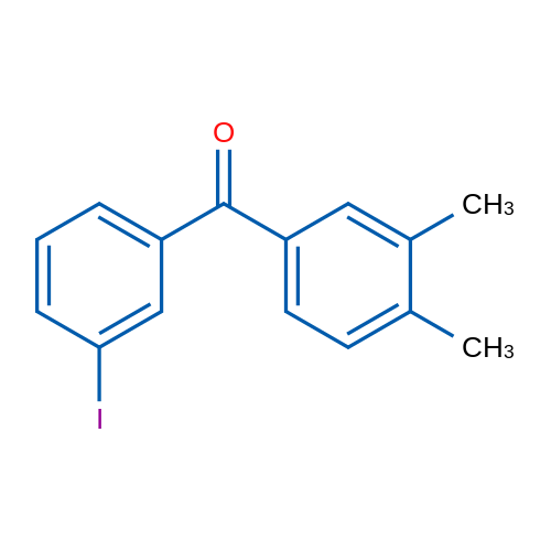 (3,4-Dimethylphenyl)(3-iodophenyl)methanone 5g