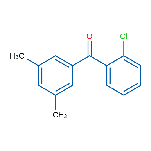 (2-Chlorophenyl)(3,5-dimethylphenyl)methanone 1g