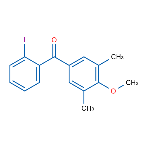 (2-Iodophenyl)(4-methoxy-3,5-dimethylphenyl)methanone 5g