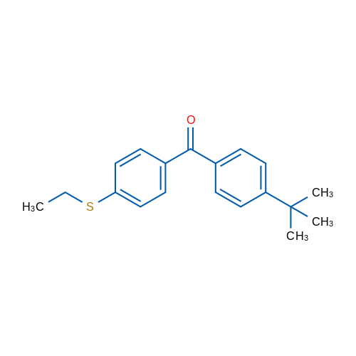 (4-(tert-Butyl)phenyl)(4-(ethylthio)phenyl)methanone 5g