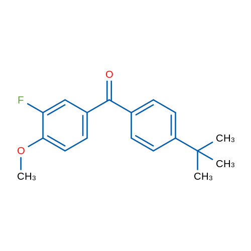 (4-(tert-Butyl)phenyl)(3-fluoro-4-methoxyphenyl)methanone 1g