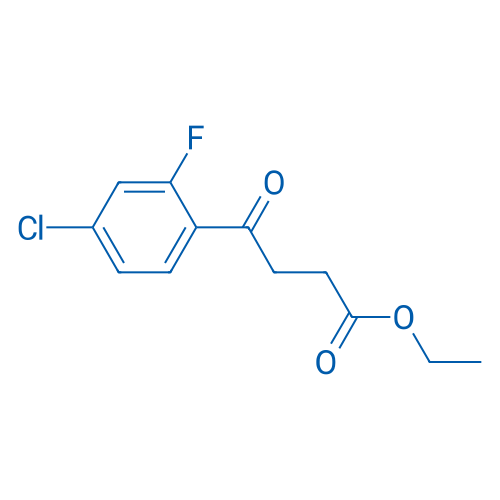 Ethyl 4-(4-chloro-2-fluorophenyl)-4-oxobutanoate 1g